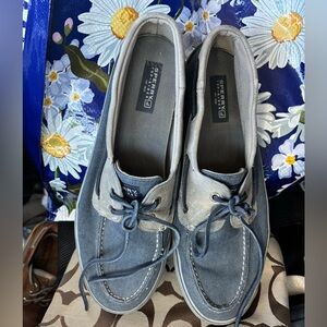 Sperry Top Sider Mens Size 13M. Boat Deck Shoes Salt Wash Canvas Lace Up